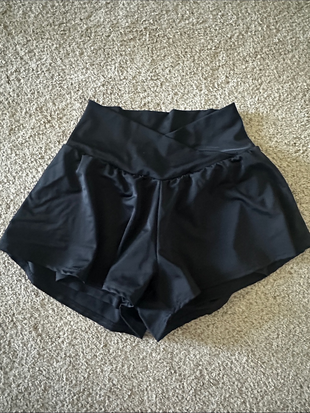 Balera Black High-Waist Athletic skorts